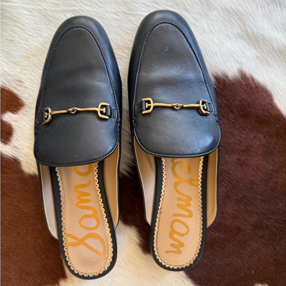 Sam Edelman Black Linnie Loafers